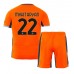 Billige Inter Milan Henrikh Mkhitaryan #22 Børnetøj Tredjetrøje til baby 2023-24 Kortærmet (+ korte bukser)